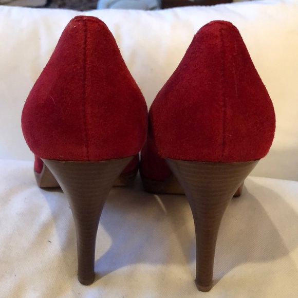 👠 Steven by Steve Madden Deep red suede pumps - Picture 2 of 8